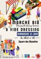 marché bio et vide dressing
